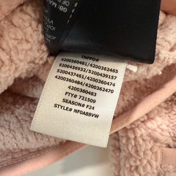 The North Face Girls Baby Fleece Jacket Hoodie Sherpa Pink 3-6 Month - Picture 2 of 5